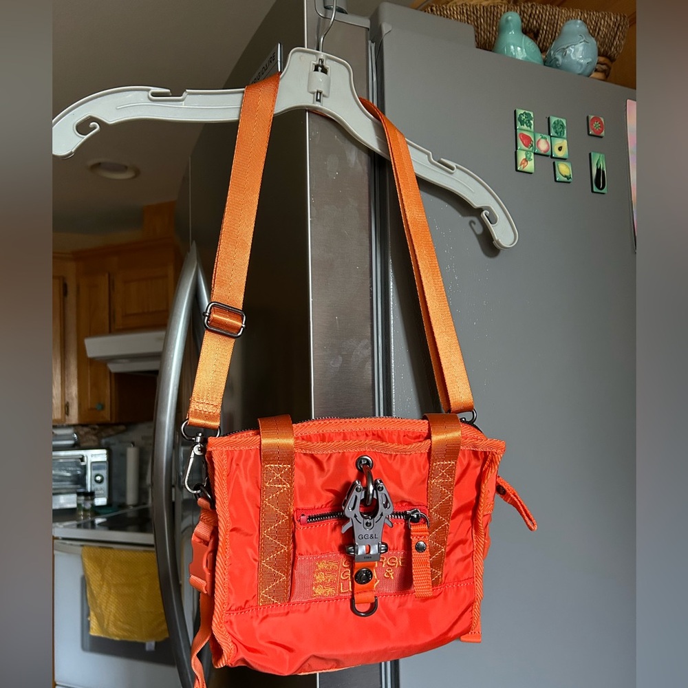 George Gina & Lucy crossbody bag purse Orange Sherbet